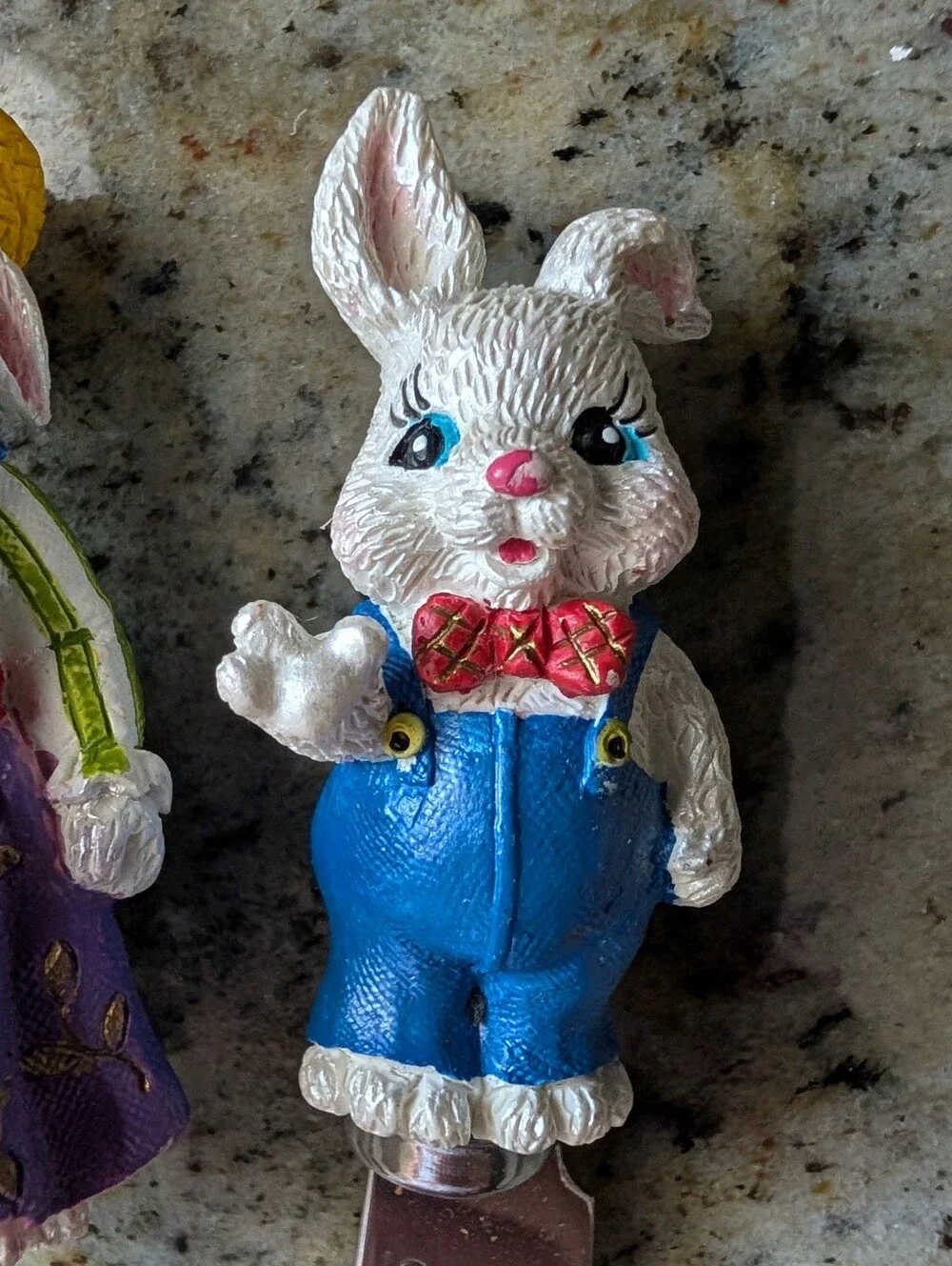 CHRISTOPHER RADKO dapper hare rabbit family spreader knife set